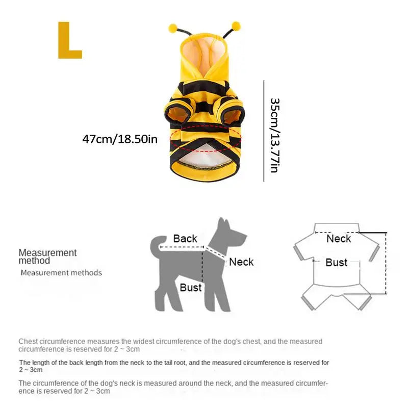 For Autumn And Winter Cat Hoodie Bee Cosplay Costume