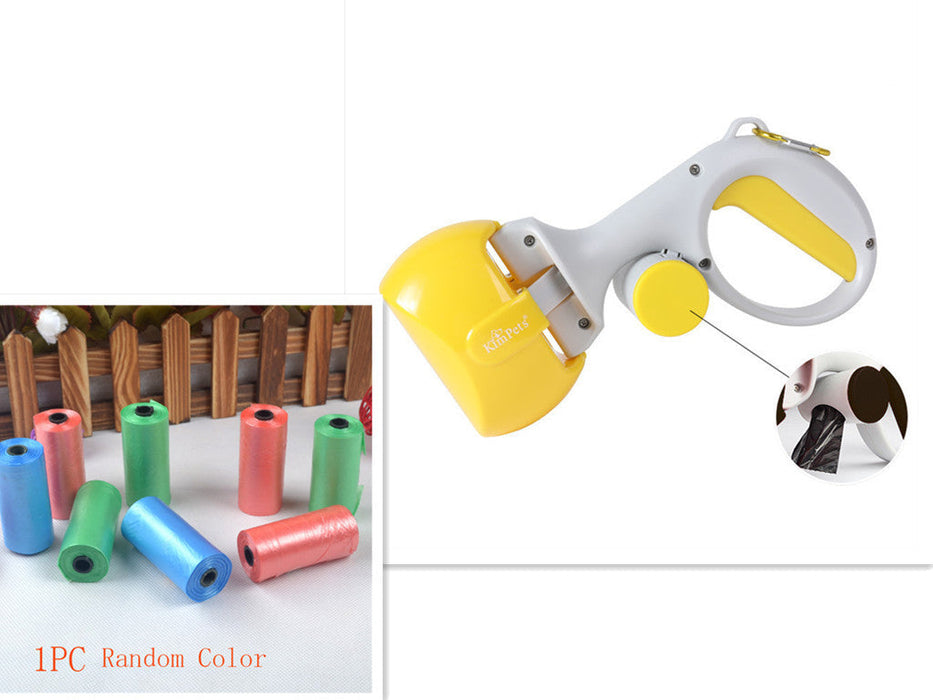 Portable Toilet Scooper With Poop Bag Holder