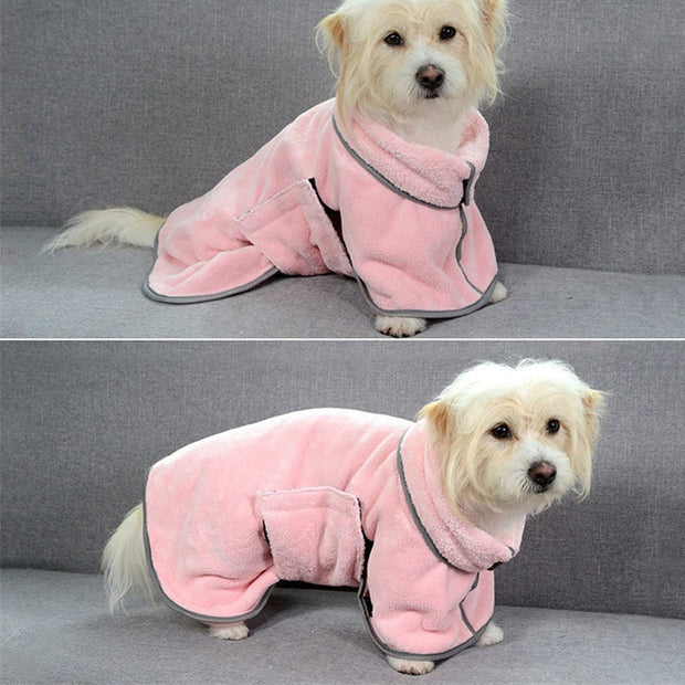 Quick-drying Pet Absorbent Towel Bathrobe Microfiber Absorbent
