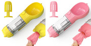 Pet Water Bottle Feeder Bowl Garbage Bag Storage Portable Pet Outdoor Travel 3 In 1
