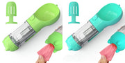 Pet Water Bottle Feeder Bowl Garbage Bag Storage Portable Pet Outdoor Travel 3 In 1