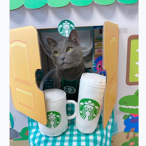 Cute Cat Dog Barista Apron