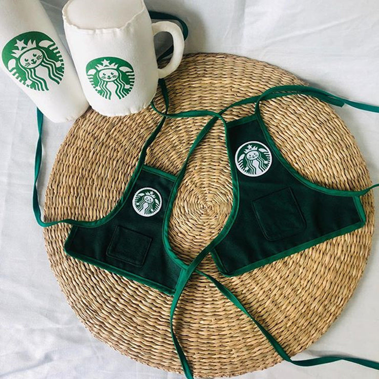 Cute Cat Dog Barista Apron