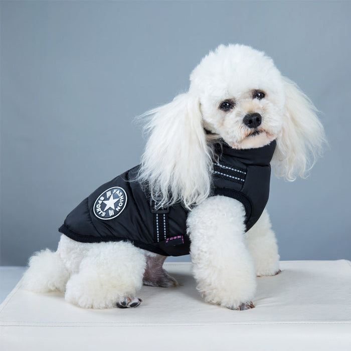 Waterproof Dog Clothes Winter With Harness