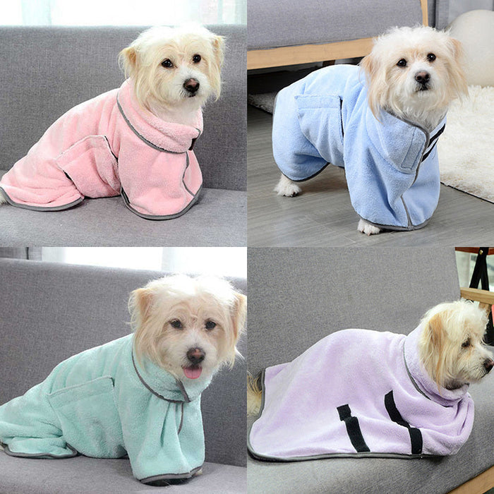 Quick-drying Pet Absorbent Towel Bathrobe Microfiber Absorbent