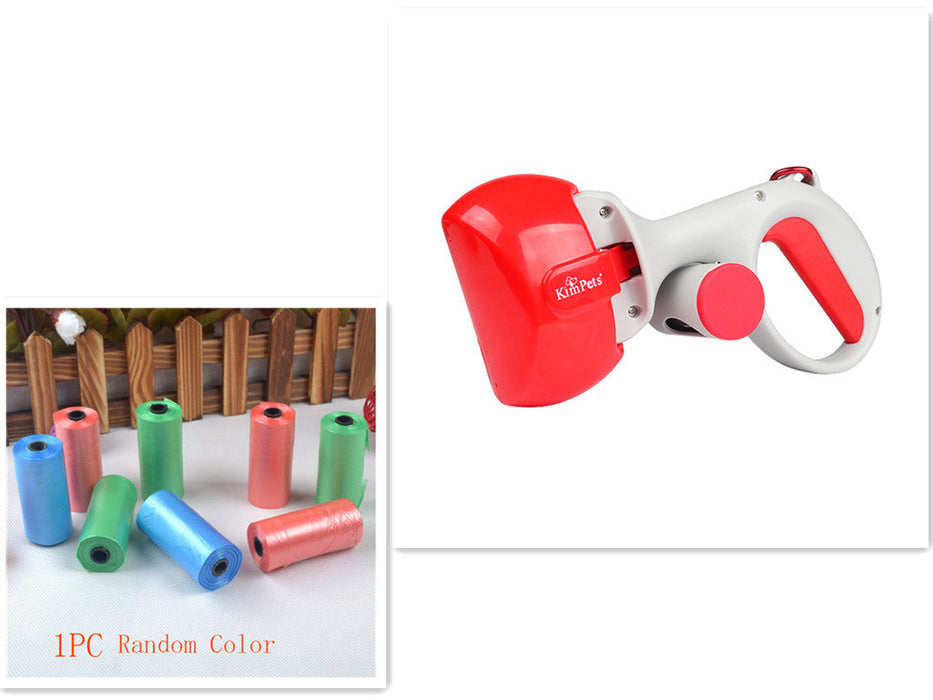 Portable Toilet Scooper With Poop Bag Holder