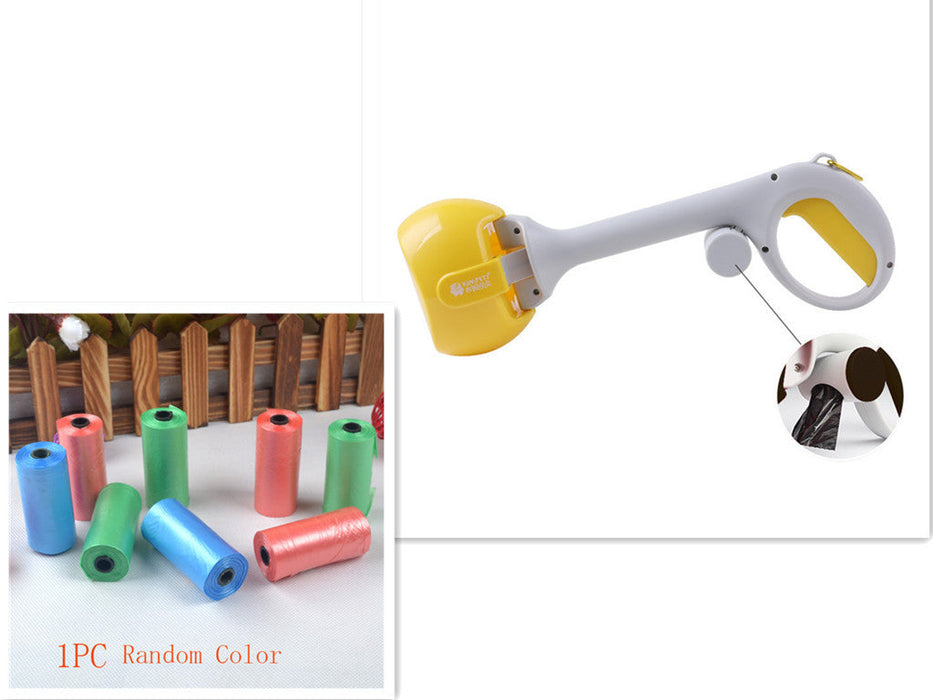 Portable Toilet Scooper With Poop Bag Holder