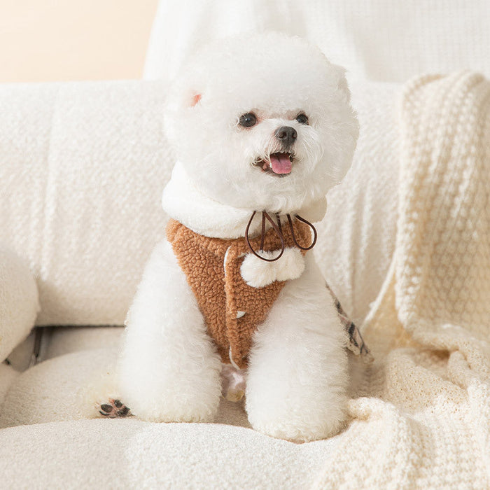 Fluffy Cute Bear Dress for Dogs