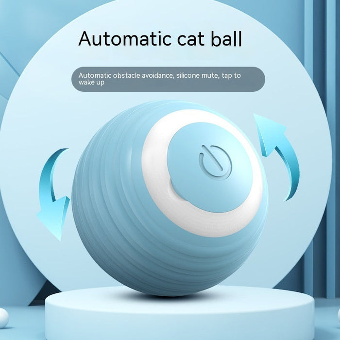 Automatic Moving Bouncing Rolling Ball Smart Cat Toy 