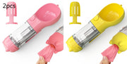 Pet Water Bottle Feeder Bowl Garbage Bag Storage Portable Pet Outdoor Travel 3 In 1