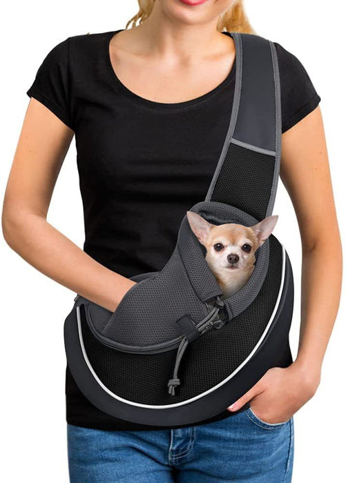 Carrying Pet Outdoor Crossbody Bag For Dogs Cats
