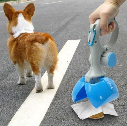 Portable Toilet Scooper With Poop Bag Holder