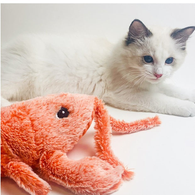 Electric Jumping Shrimp USB Charging Cat Toy