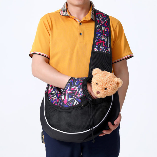 Carrying Pet Outdoor Crossbody Bag For Dogs Cats