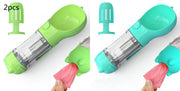 Pet Water Bottle Feeder Bowl Garbage Bag Storage Portable Pet Outdoor Travel 3 In 1
