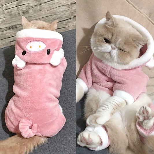 Winter Cute Hoodie For Cats