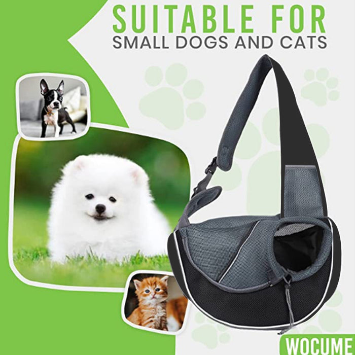 Carrying Pet Outdoor Crossbody Bag For Dogs Cats