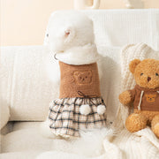 Fluffy Cute Bear Dress for Dogs