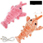 Electric Jumping Shrimp USB Charging Cat Toy