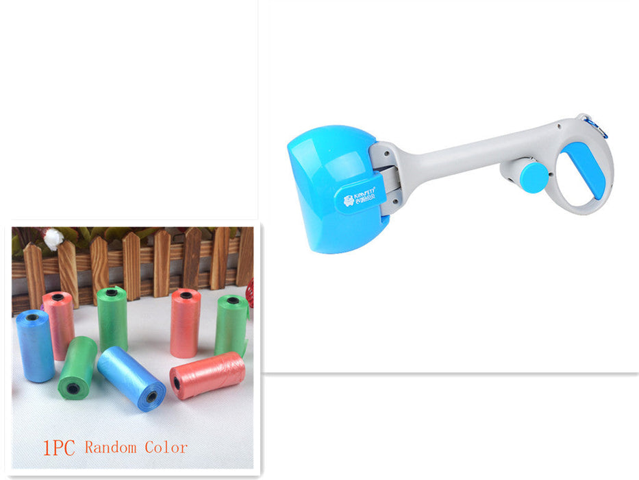 Portable Toilet Scooper With Poop Bag Holder