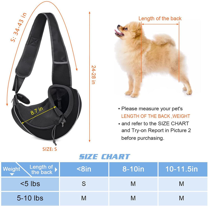 Carrying Pet Outdoor Crossbody Bag For Dogs Cats